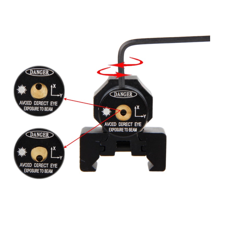 Đèn Laze Laser AT Tia Đỏ Gắn Rảnh 11 / 20 Giá Rẻ