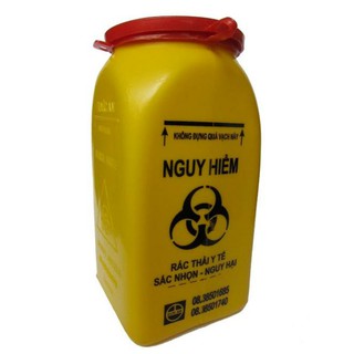 Hộp đựng vật sắc nhọn 2 lít