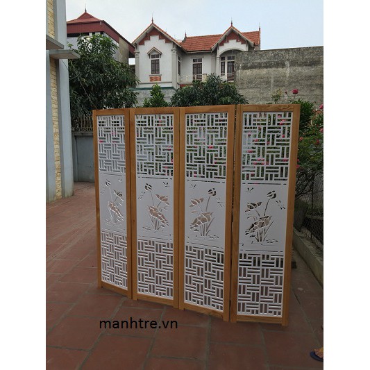 Tấm bình phong gỗ đẹp