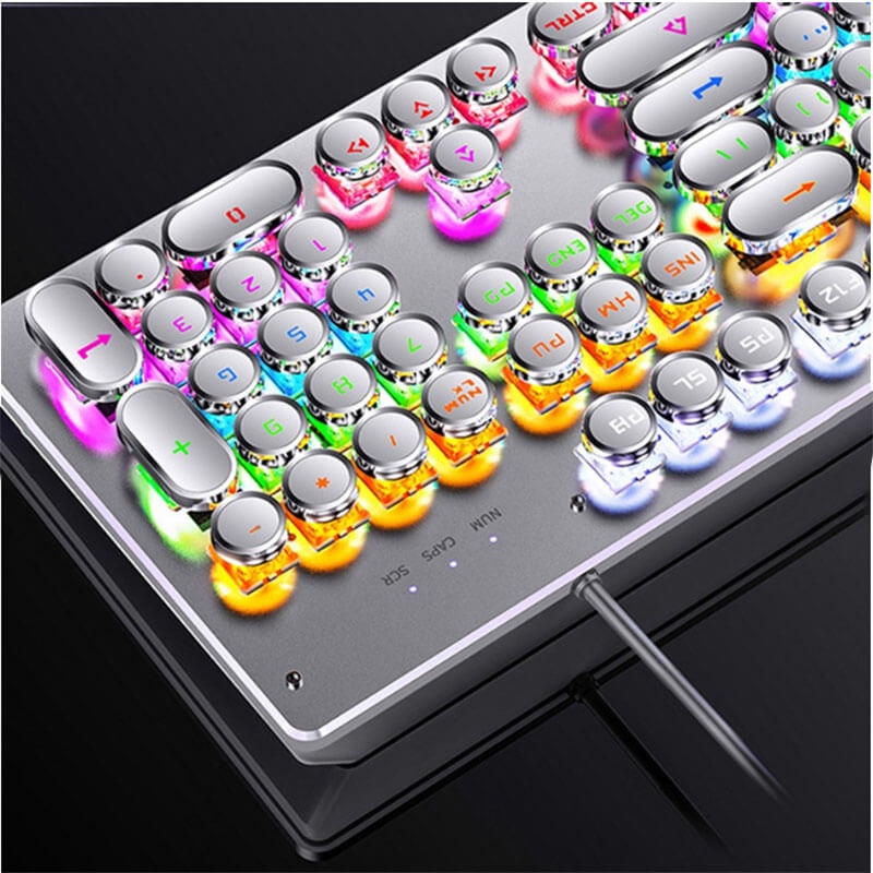 Bàn phím cơ Coputa Bàn phím máy tính laptop gaming Full LED RGB ZK-4