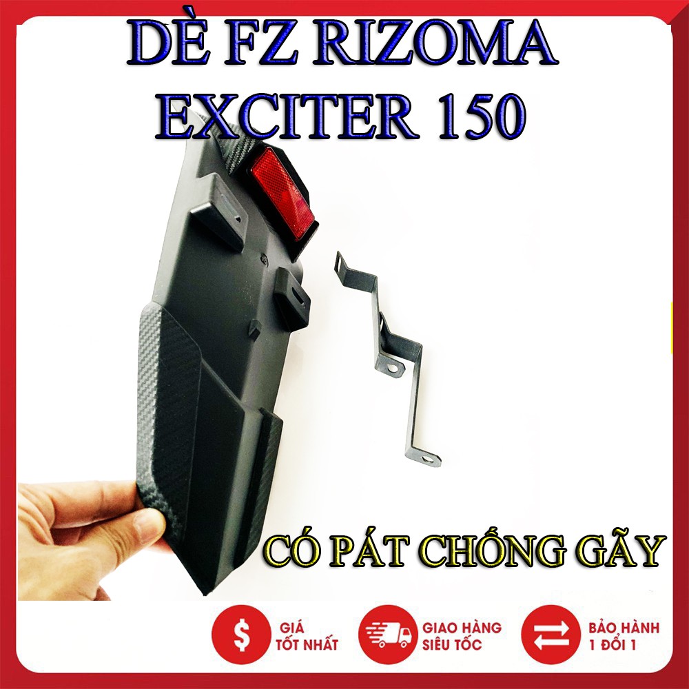 DÈ FZ LOẠI SIÊU DÀY ĐẶC BIỆT ,CÓ PÁT SẮT CHỐNG GÃY LẮP EX150 ( EXCITER 150)