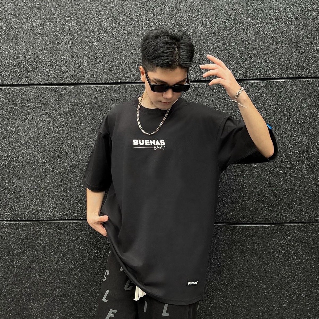 Áo thun local brand tay lỡ form rộng unisex cho nam nữ BUENAS - SWT39