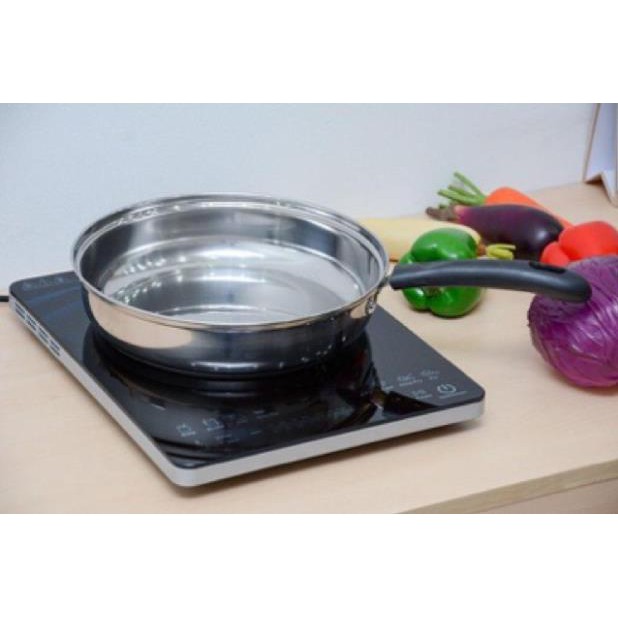 Bếp từ Midea MI-T2112DA Siêu Mỏng, Đen, 29x37x3.5cm, 2.3kg, 2100W