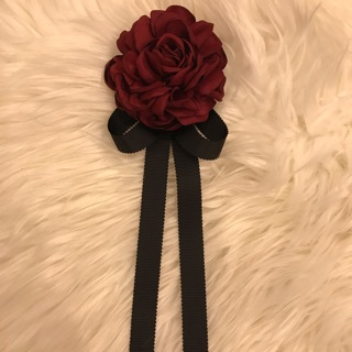Hoa nơ cài áo handmade ảnh thật - cài nam châm ko để lại lỗ trên váy áo