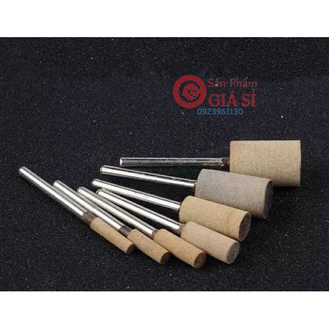 Bộ 14 mũi mài mini da bò-đường kính trong 2.35mm ❤️freeship❤️