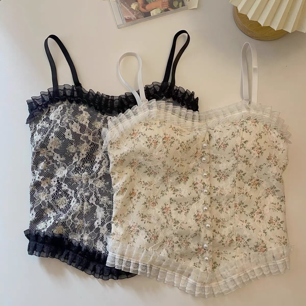 Áo Bra ren có mút ngực sexy gợi cảm Công Chúa Cao Cấp Dáng Lửng 1808