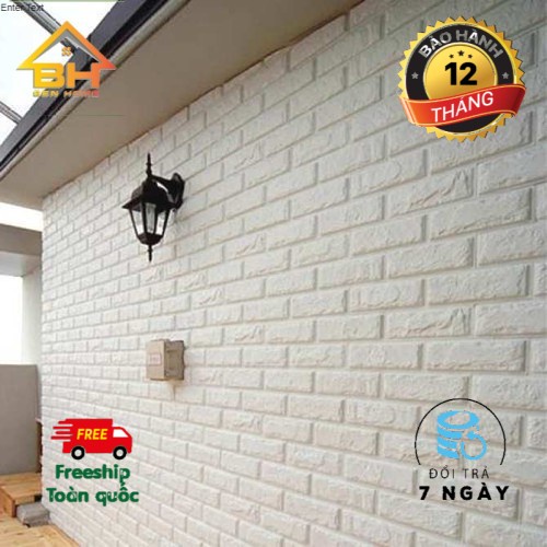 [RẺ VÔ ĐỊCH] Combo miếng 10 xốp dán tường - Miếng xốp dán tường 3D giả gạch khổ lớn