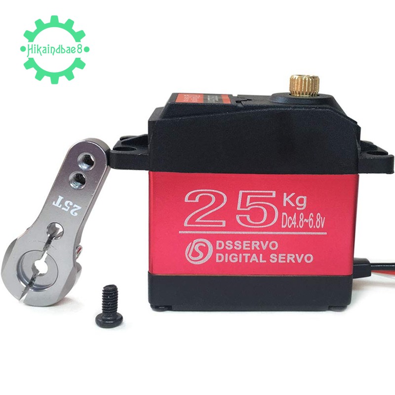 25KG Servo kỹ thuật số Full Metal Gear Mô-men xoắn cao chống nước