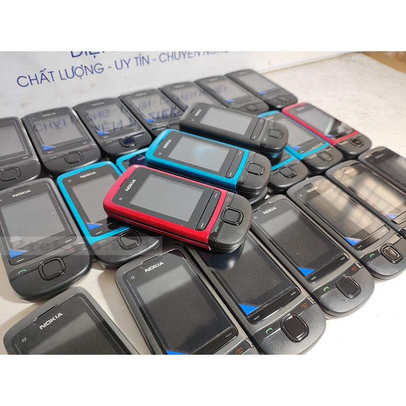 Điện thoại nắp trượt Nokia C2-05 BH 12 tháng Phím lớn loa to sóng khoẻ