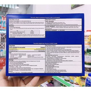 01 HỘP THERAFLU MULTI SYMTOM SEVERE COLD Mỹ❗❗