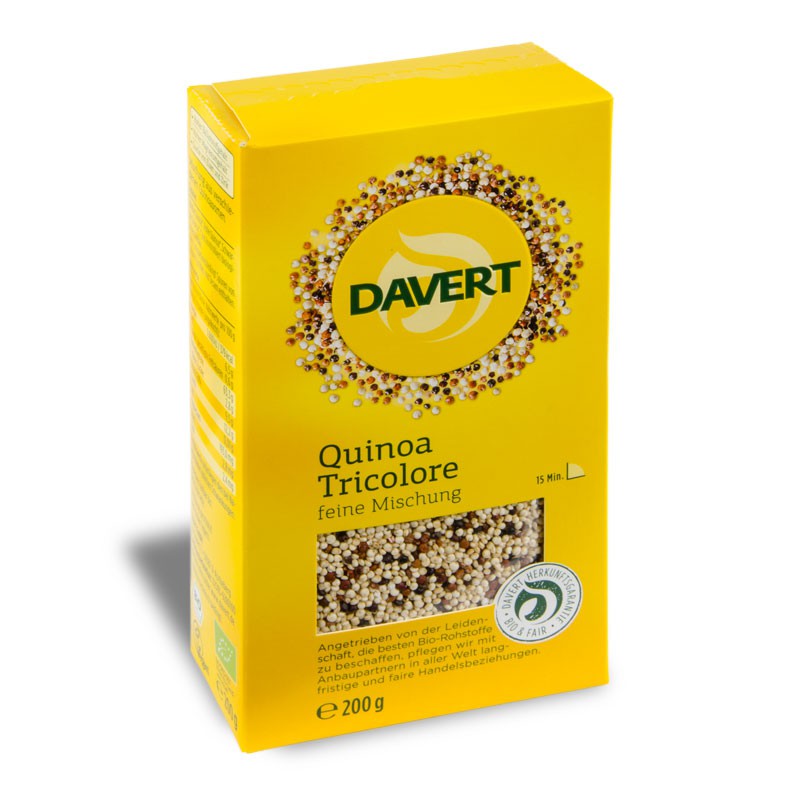 Hạt diêm mạch hữu cơ tổng hợp Davert (3 màu Quinoa) (200g)