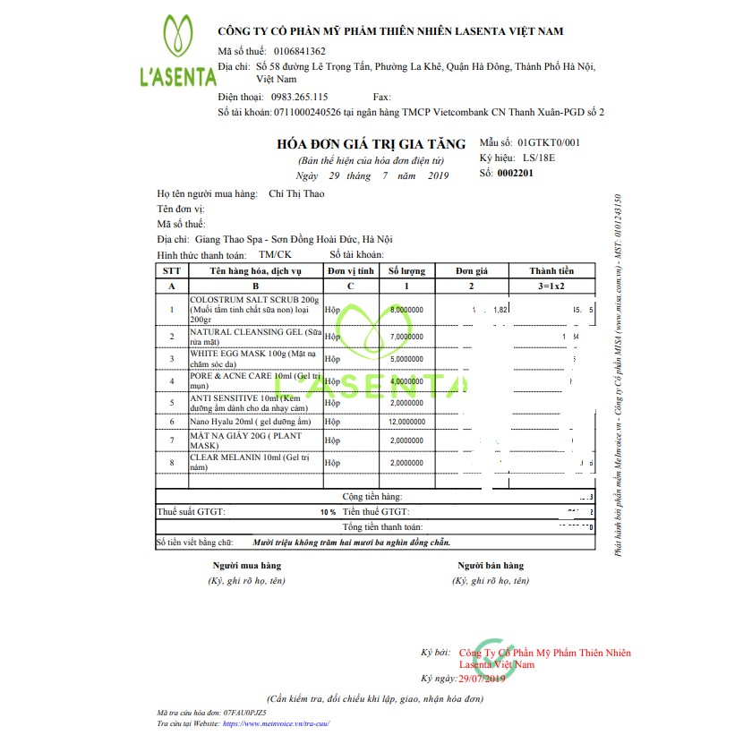 [HẾT MỤN LƯNG-VIÊM NANG LÔNG] Kết HợpTẩy Tế Bào Da Chết Body Với Muối Tắm Tinh Chất Sữa Non L'asenta | Thế Giới Skin Care