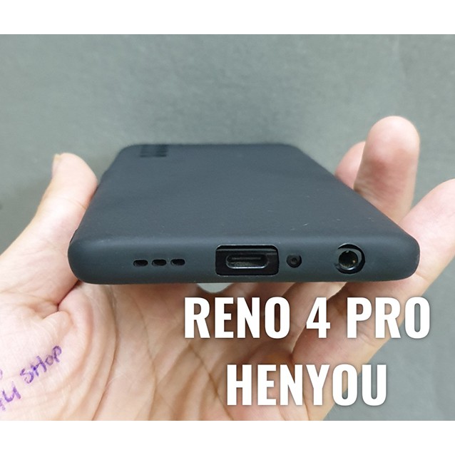 Ốp lưng silicon dẻo đen cao cấp Henyou