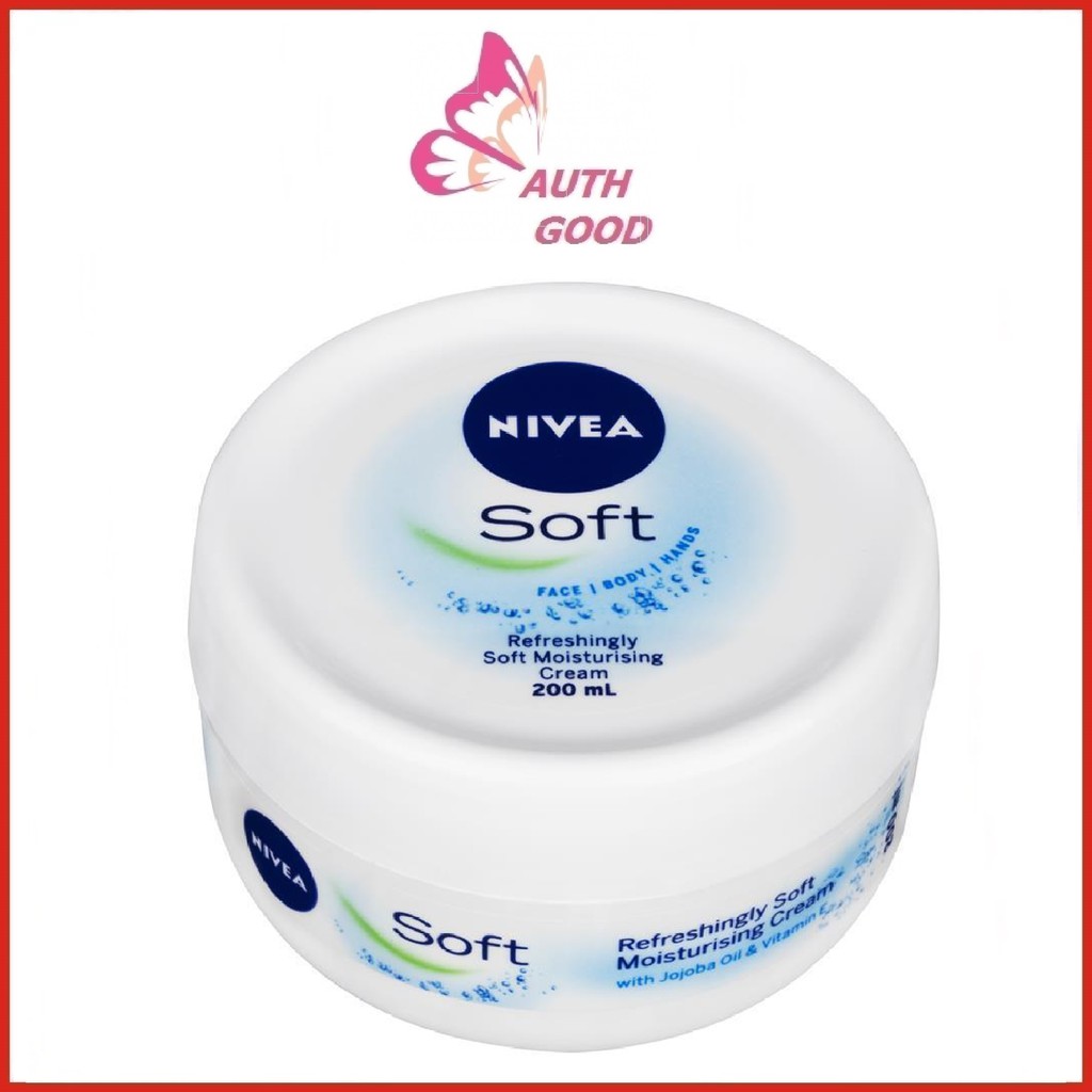 Dưỡng thể FREESHIP Kem dưỡng ẩm Nivea Soft Đức chống nẻ sáng da 50ml- 200ml