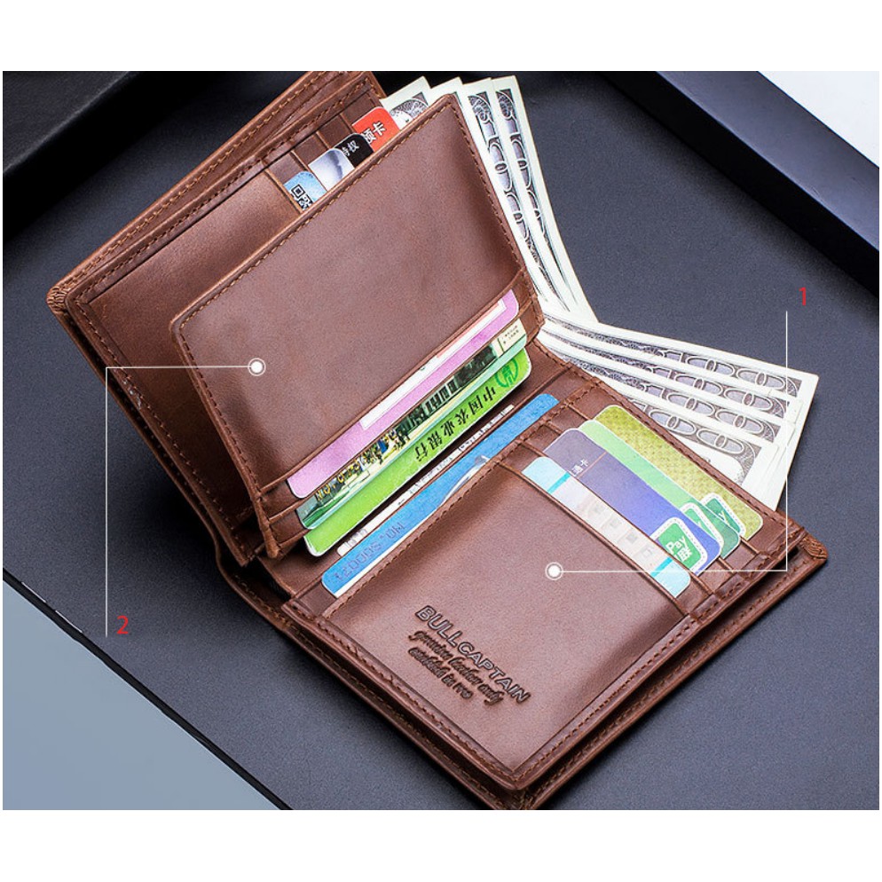 ví nam 100% da bò thật cao cấp phong cách mới