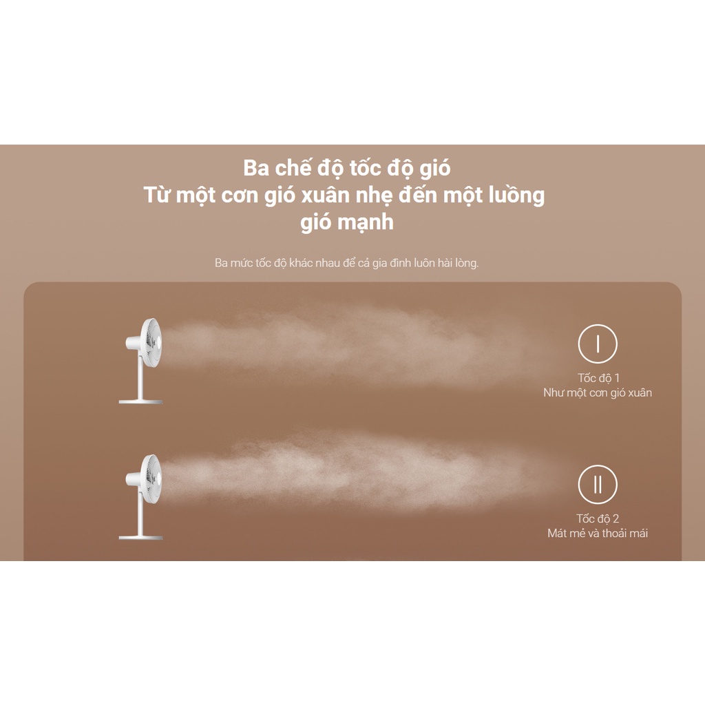 Quạt máy thông minh Mi Smart Standing Fan 2 Lite - Mia Store