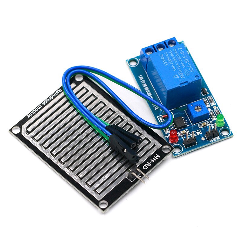 Mô Đun Cảm Biến Mưa Kèm Bộ Điều Khiển Dc 5v 12v Cho Robot Arduino Chất Lượng Cao