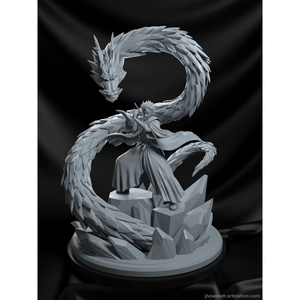 File in 3D Captain Hitsugaya - Bleach