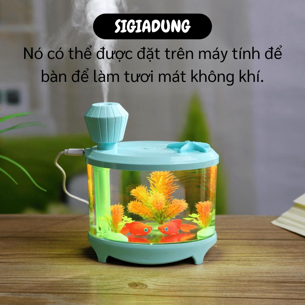 [SGD] Máy Khuếch Tán Tinh Dầu - Máy Phun Sương Tạo Độ Ẩm Không Khí Hình Bể Cá Mini 7914