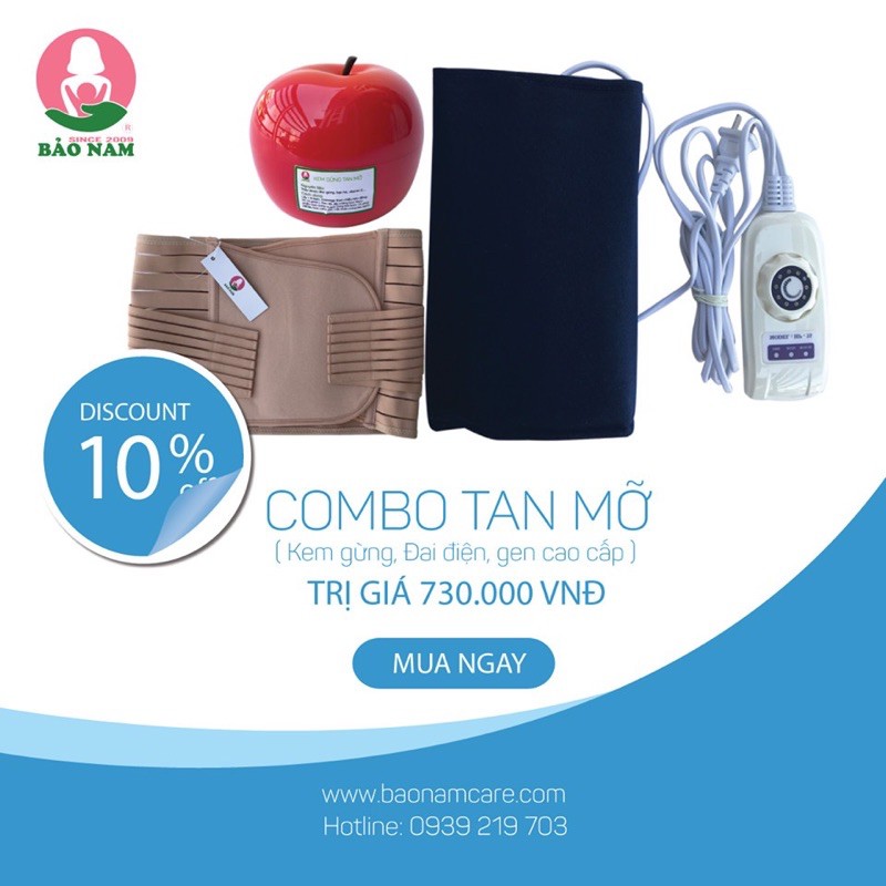 Combo tan mỡ