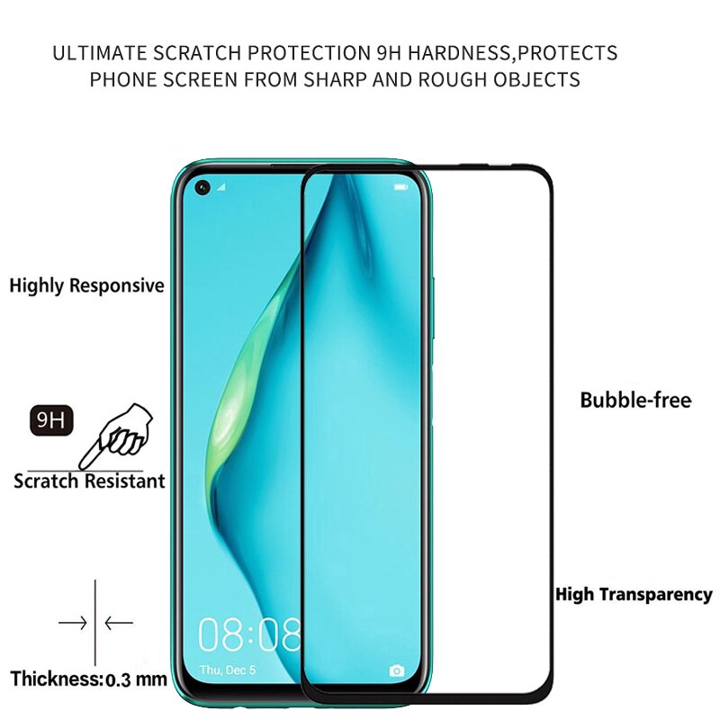 Huawei Nova7i Tempered Glass Huawei Nova 7i 5T 4e 4 3i 3 2 Lite Screen Protector Glass Film Y9s Y6s Y7p protective Film