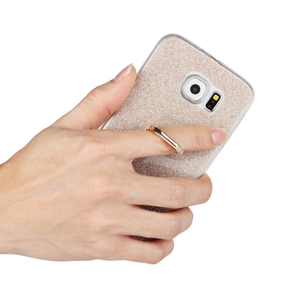 Ốp điện thoại kim tuyến phối nhẫn đỡ đứng cao cấp cho Samsung Galaxy E5 E7 G710