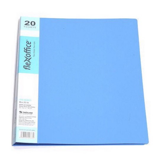 Bìa 20 lá A4 Flexoffice FO-DB01- 1 cái