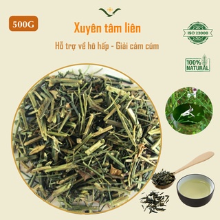 Trà xuyên tâm liên sấy khô (500Gr), màu đẹp hỗ trợ đường hô hấp, giải cảm, viêm họng, đau nhức cơ thể......