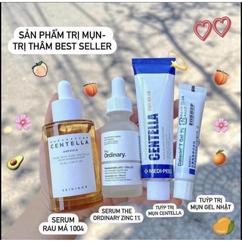Combo dưỡng da giảm mụn hiệu quả