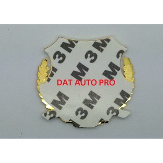 Cặp Huy hiệu bông lúa Mazda GOLD kim loại cao cấp.