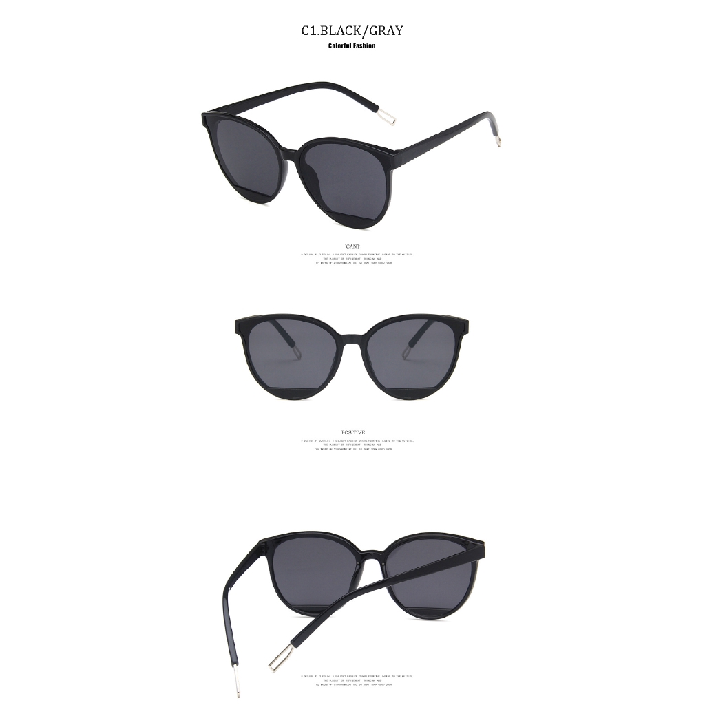 Kính Mát Mắt Mèo Oversize Chống Tia Uv400 Phong Cách Cổ Điển Dành Cho Nam Và Nữ