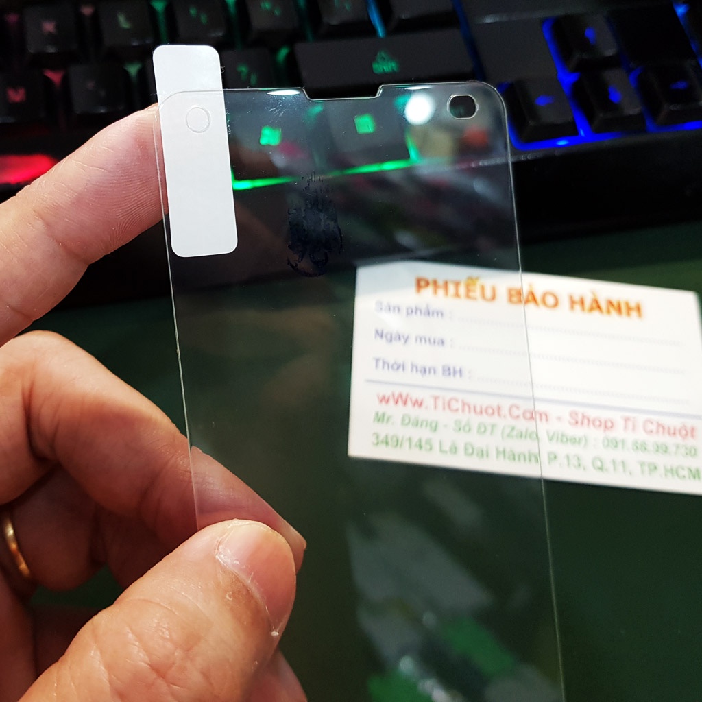 [Ảnh Thật] Kính CL NOKIA Microsoft Lumia 550 Cường Lực mài cạnh 2.5D 9H-0.26mm