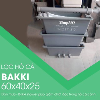 Lọc Bakki 60x40x25 (Bộ 3 tầng)