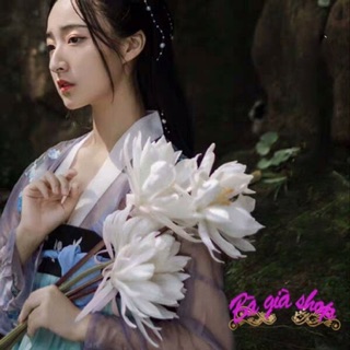 Hoa quỳnh giả chụp cổ trang