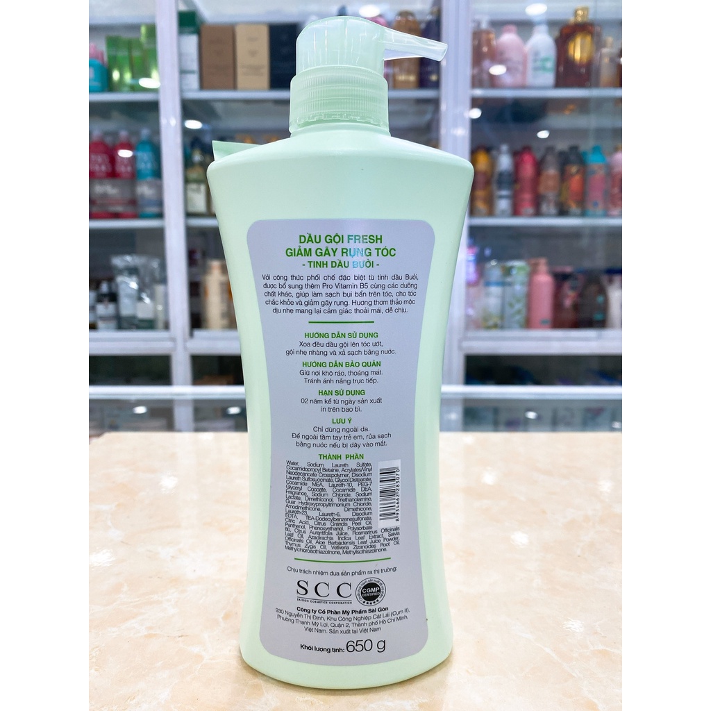 Dầu Gội Fresh Mẫu Mới Chính Hãng Công Ty 650g