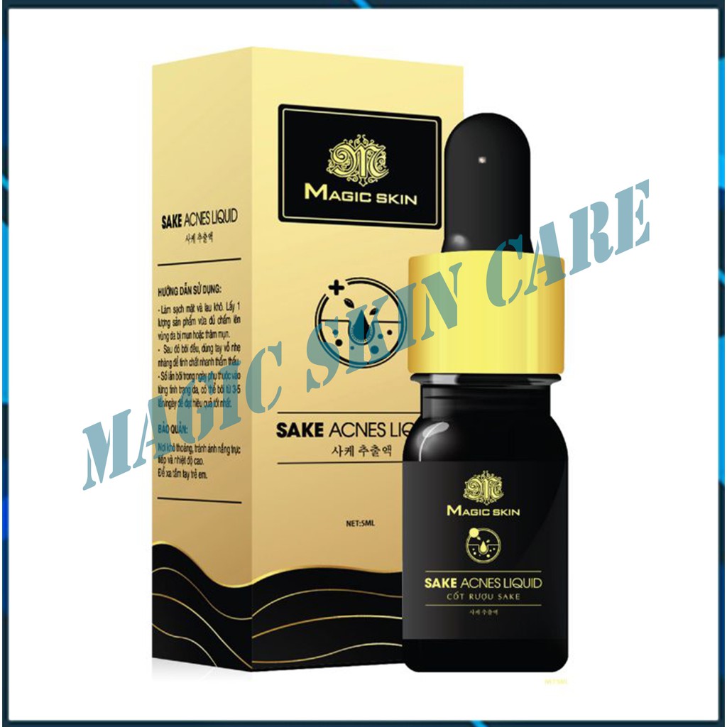 [ HÀNG CHÍNH HÃNG ] Serum trị mụn  Sake Acnes Liquid Magic Skin
