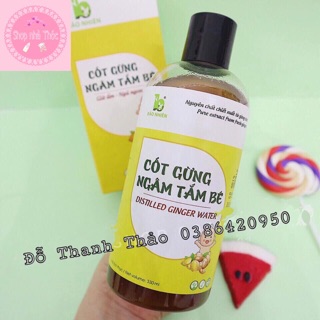Cốt gừng ngâm tắm bé
