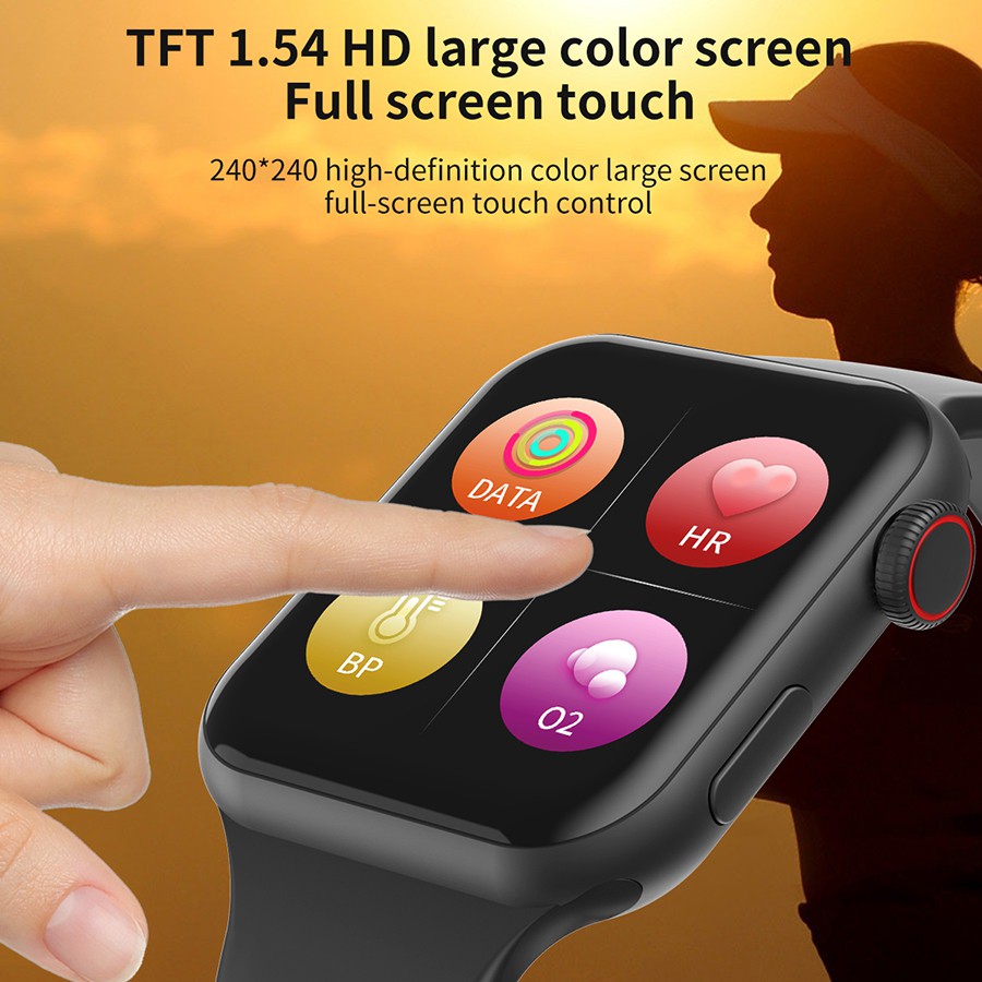 F10 Smart Watch Touch Screen Heart Rate Blood Pressure Sports Fitness Tracker ECG Bracelet SmartWatch for Android IOS​