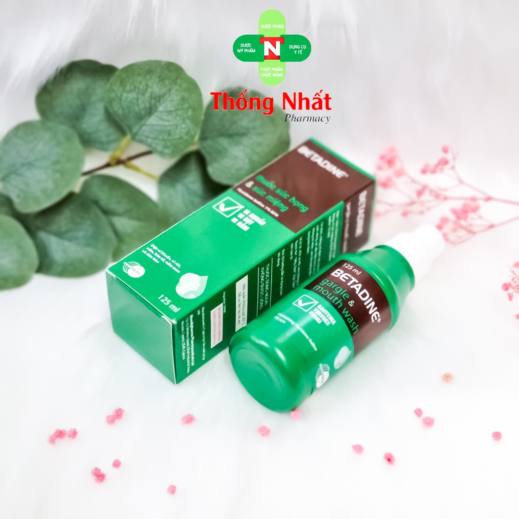 [CHÍNH HÃNG] - NƯỚC SÚC MIỆNG HỌNG BETADINE 125ML