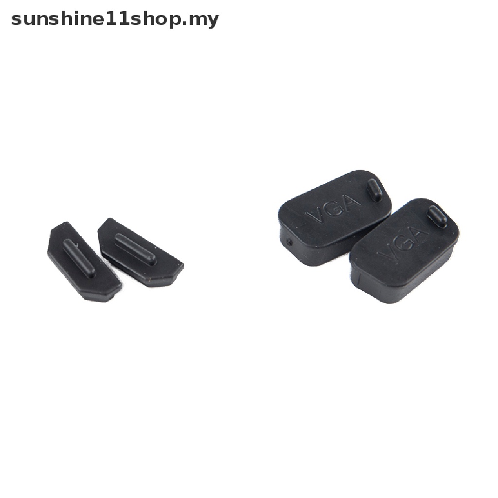 Set 10 nắp đậy bảo vệ ổ cắm USB VGA HDMI bằng cao su tiện dụng [sunshine11shop]