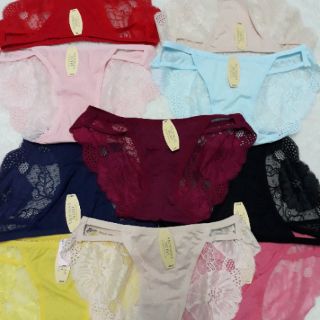 Combo 10 quần lót ren dây sườn