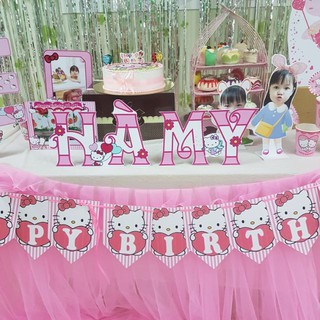 Trang tri sinh nhat 💝FREE SHIP💝in tên bé để bàn, giá cho 1 chữ cái