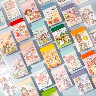 1 cuốn sổ lưu trữ hình dán sticker mini 50 tấm