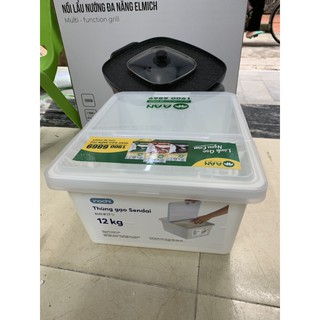 THÙNG ĐỰNG GẠO SENDAI INOCHI 12KG