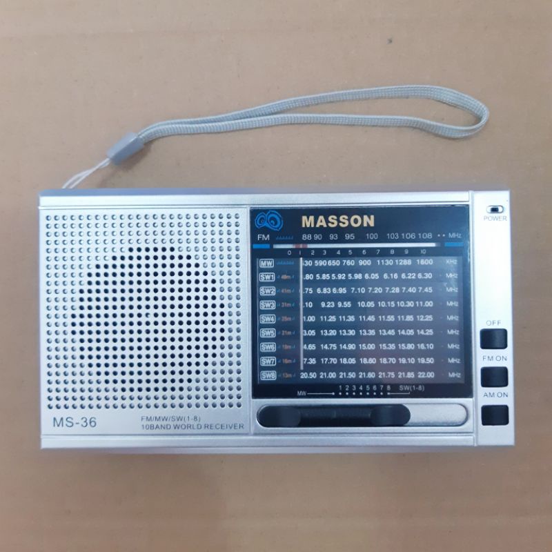 Radio MASSON Sử Dụng 3 Viên Pin AA