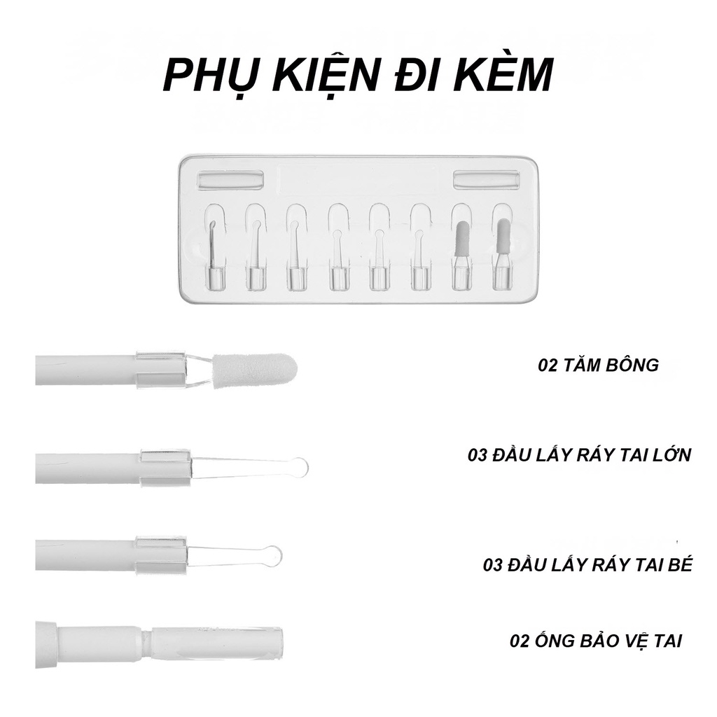 Túi Camera tai mũi họng, Camera Nội Soi Tai Có Dây Androi, Siêu Nét Dễ Dàng Sử Dụng