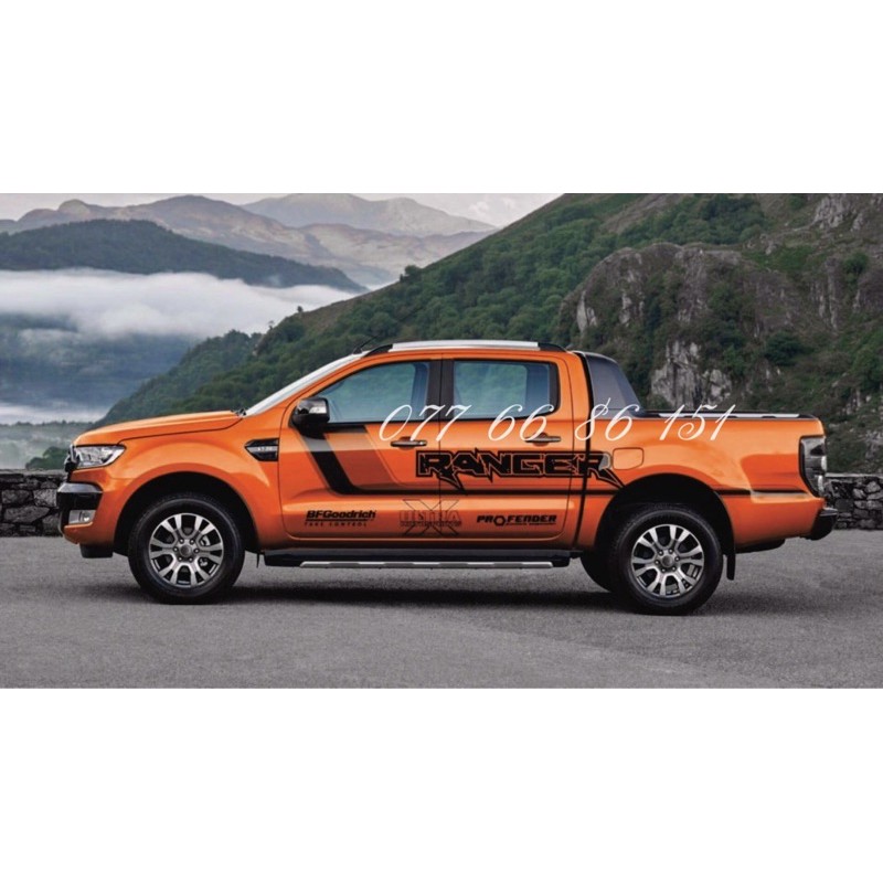 Tem Dán Sườn Xe Ford Ranger