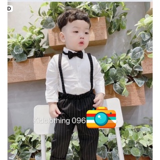 Set yếm công tử bé trai gồm nơ