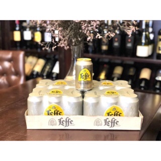Thùng 24 lon bia Leffe Blond 330ml