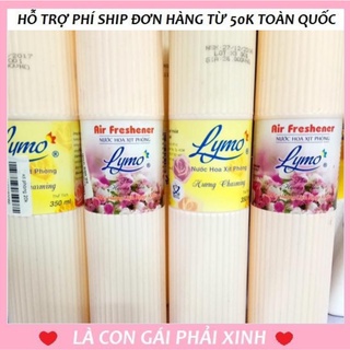 Chai xịt phòng Lymo 350ml - Nước hoa Hương Charming xịt khử mùi